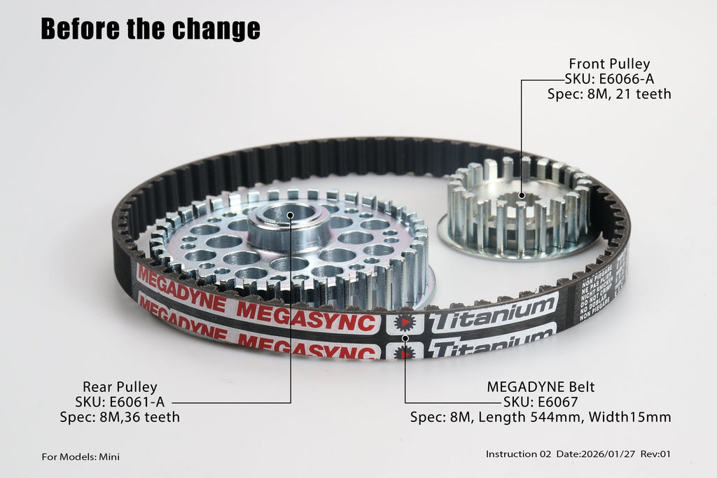 E6067 Drive Belt 15mm(Old Version) (Mini)