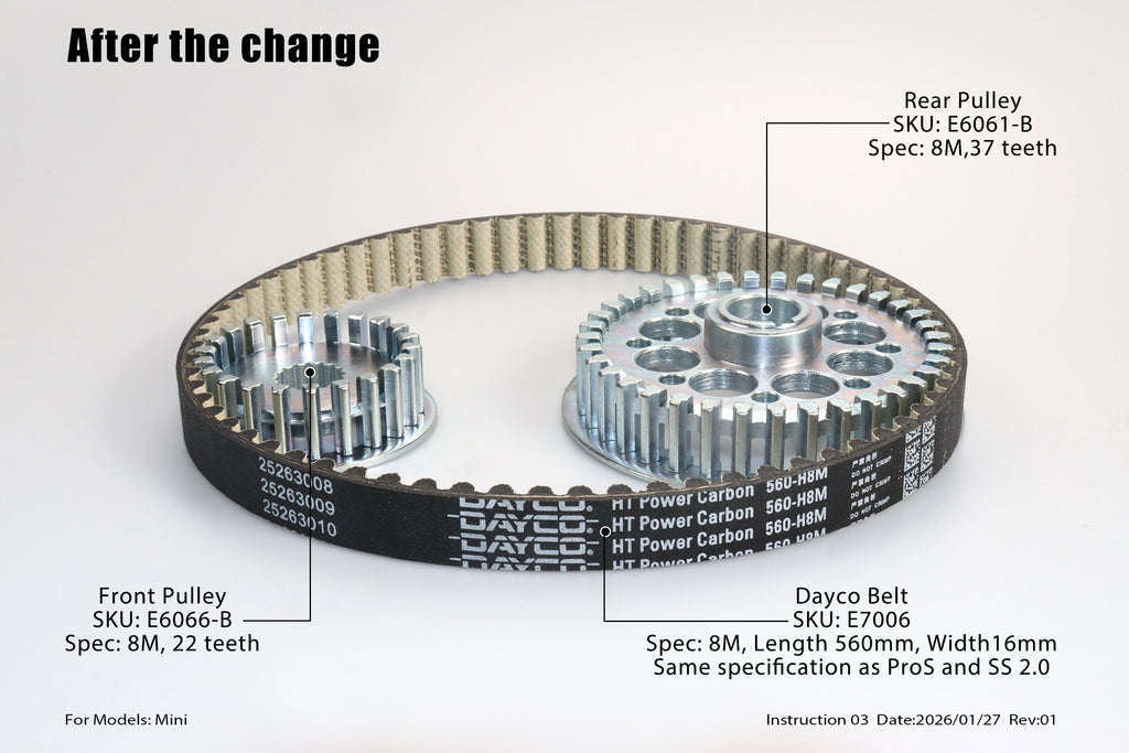 E6067 Drive Belt 15mm(Old Version) (Mini)