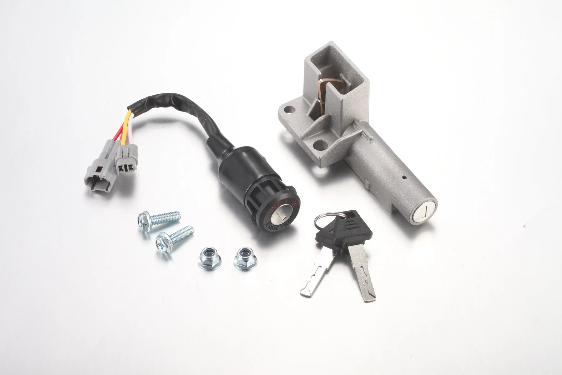 SHE7080 Ignition Switch Seat Lock Complete Key 2.0 (with 2 Bolts & Nuts ) SS2.5/SS3.0/SR