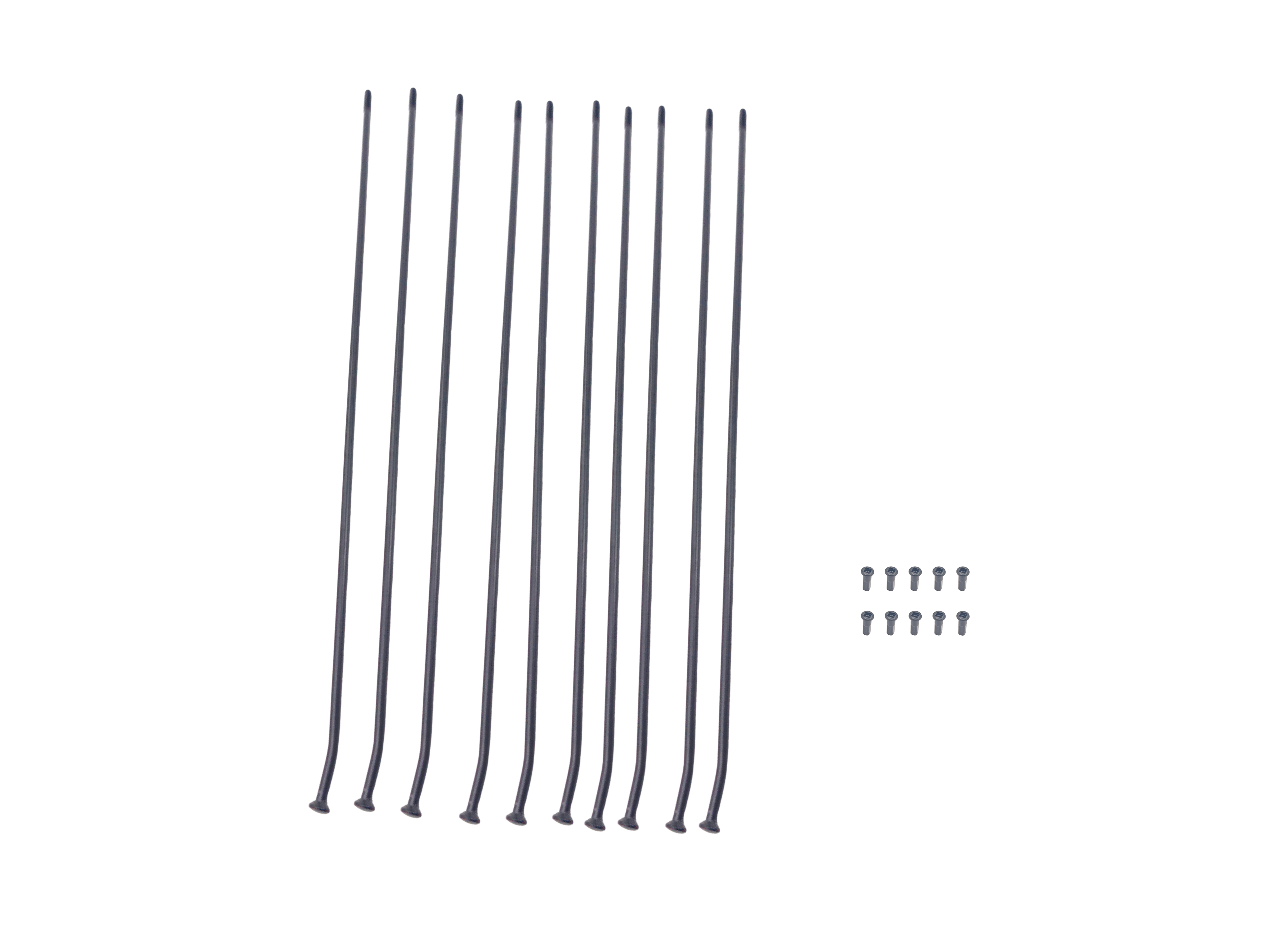 SHE8012 19Front Rim Spoke with Nipples Set(10PCS/Set) (SS3.0/SR)