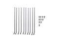 SHE8013 18 Rear Rim Spoke with Nipples Set(10PCS/Set) (SS3.0/SR)