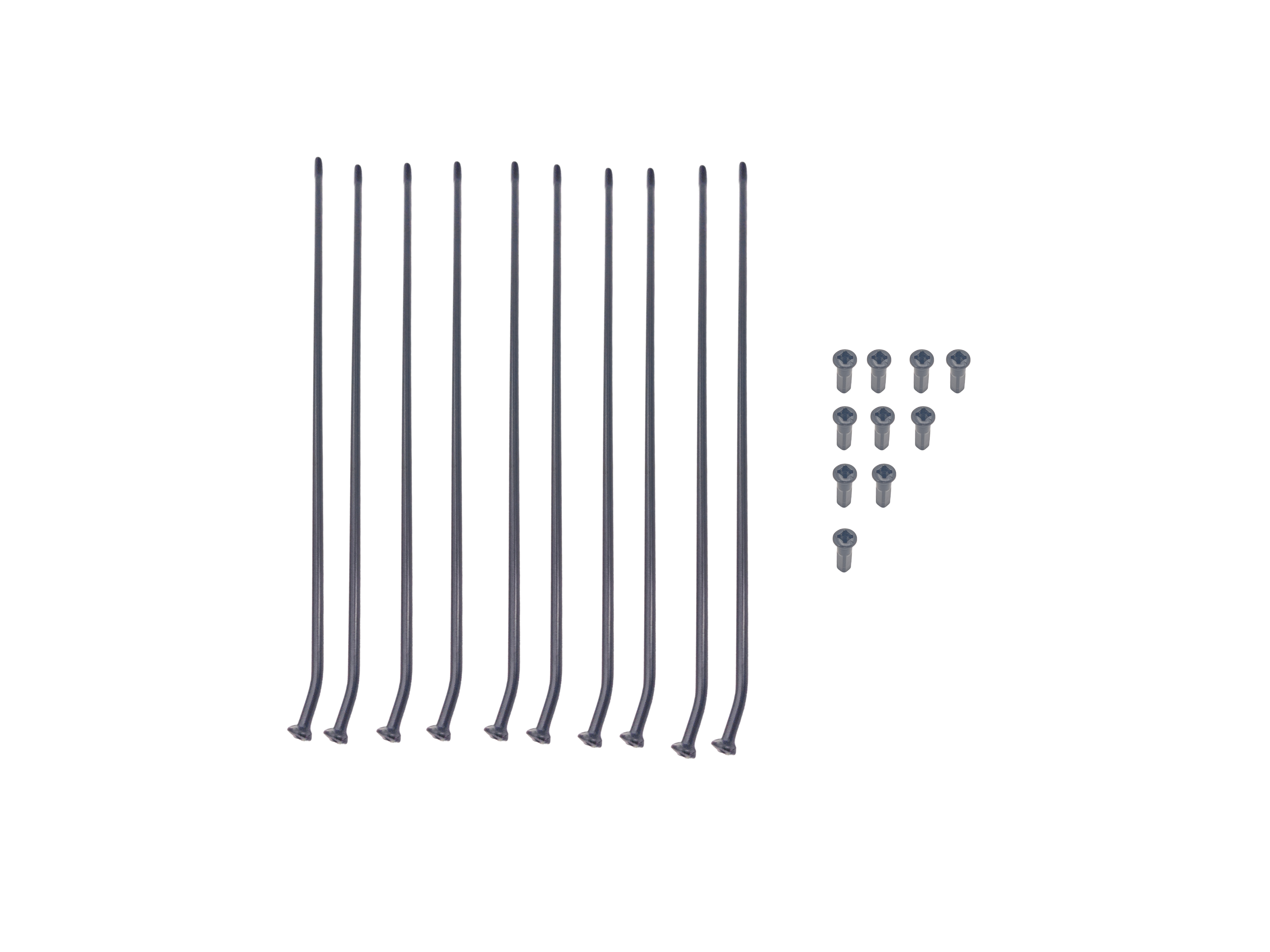 SHE8013 18 Rear Rim Spoke with Nipples Set(10PCS/Set) (SS3.0/SR)