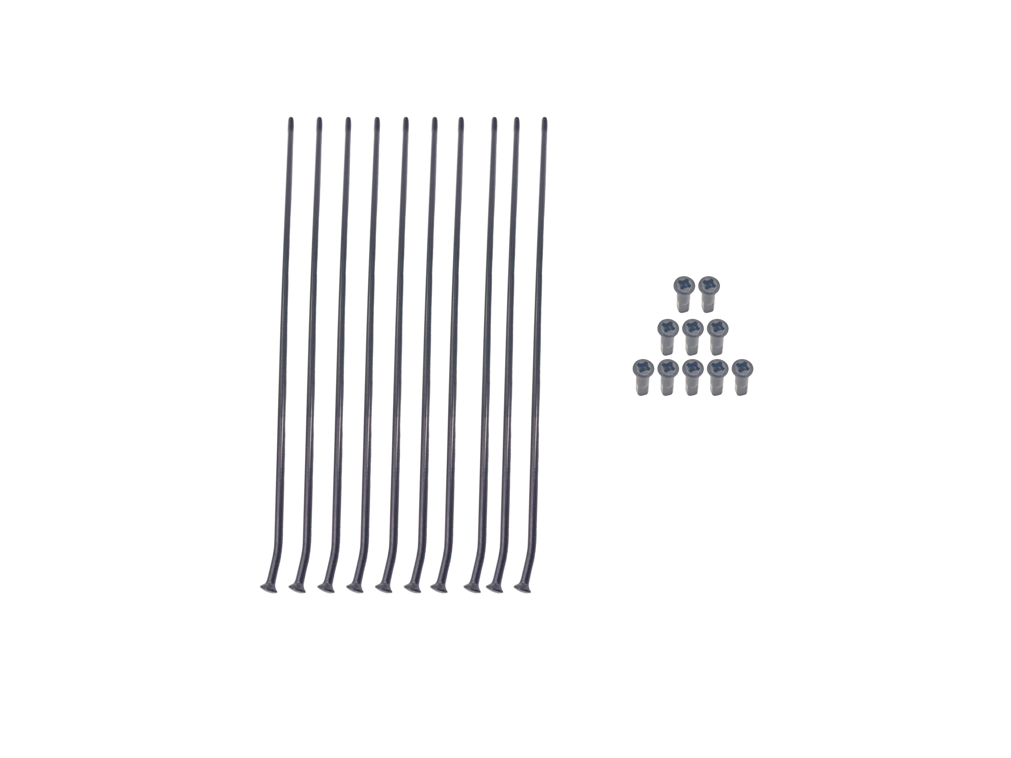 SHE8014 16Rear Rim Spoke with Nipples Set(10PCS/Set) (SS3.0/SR)